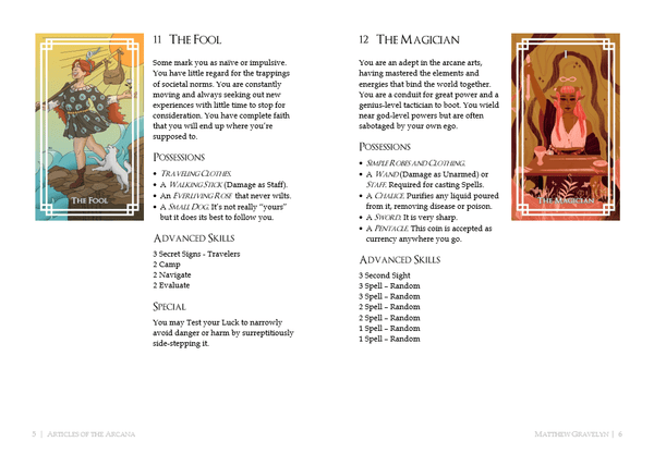 Articles of the Arcana + PDF - Exalted Funeral