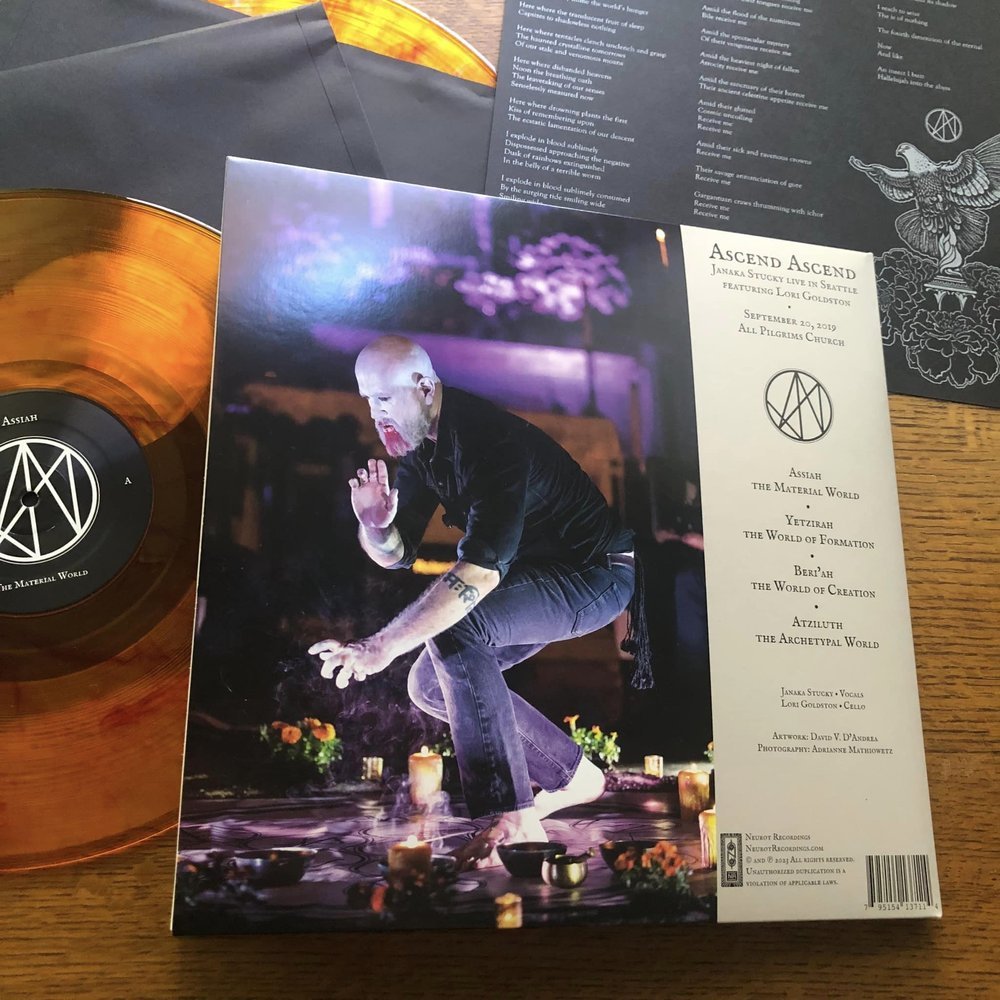 Ascend Ascend: Janaka Stucky live in Seattle with Lori Goldston LP - Exalted Funeral