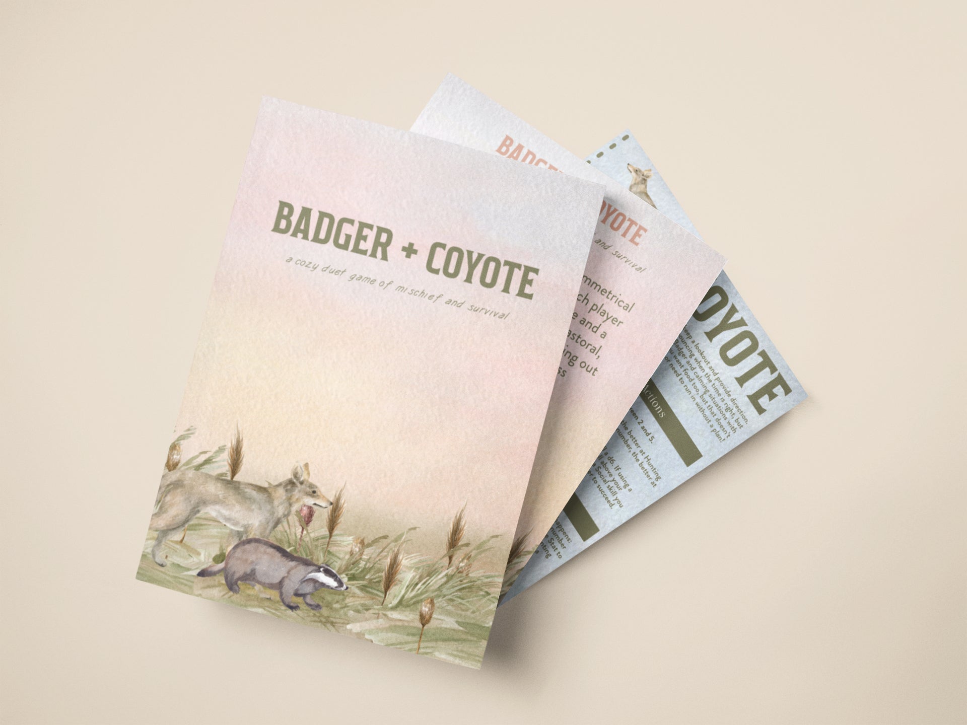 Badger + Coyote + PDF - Exalted Funeral
