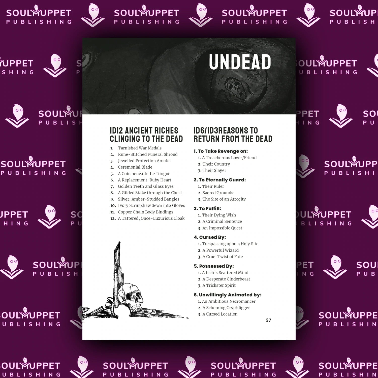 Best Left Buried: Hunter's Guide to Monsters + PDF - Exalted Funeral