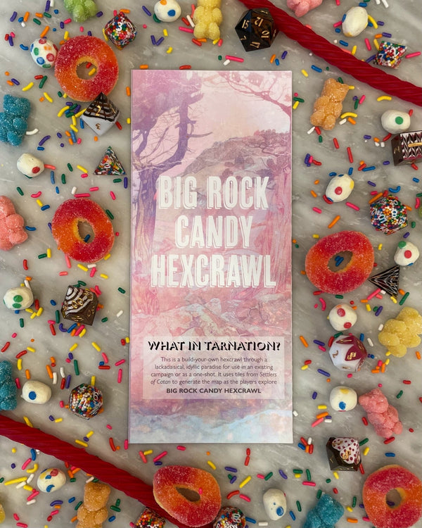 Big Rock Candy Hexcrawl + PDF - Exalted Funeral