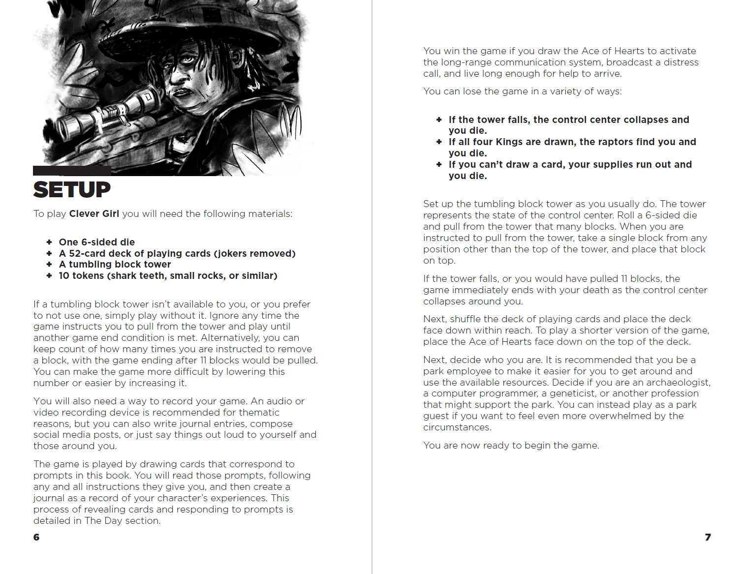 Clever Girl: Human Edition and Raptor Edition + PDF - Exalted Funeral
