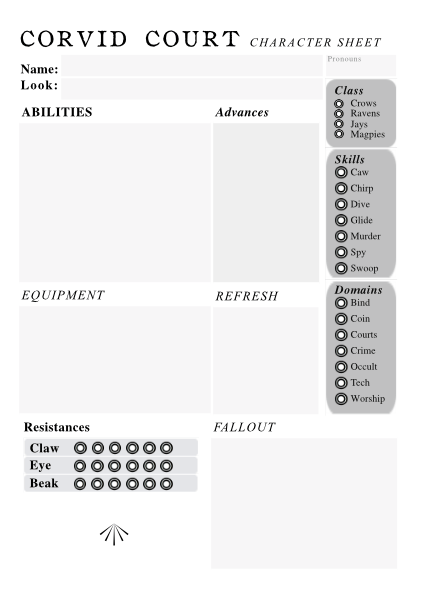 Corvid Court + PDF - Exalted Funeral