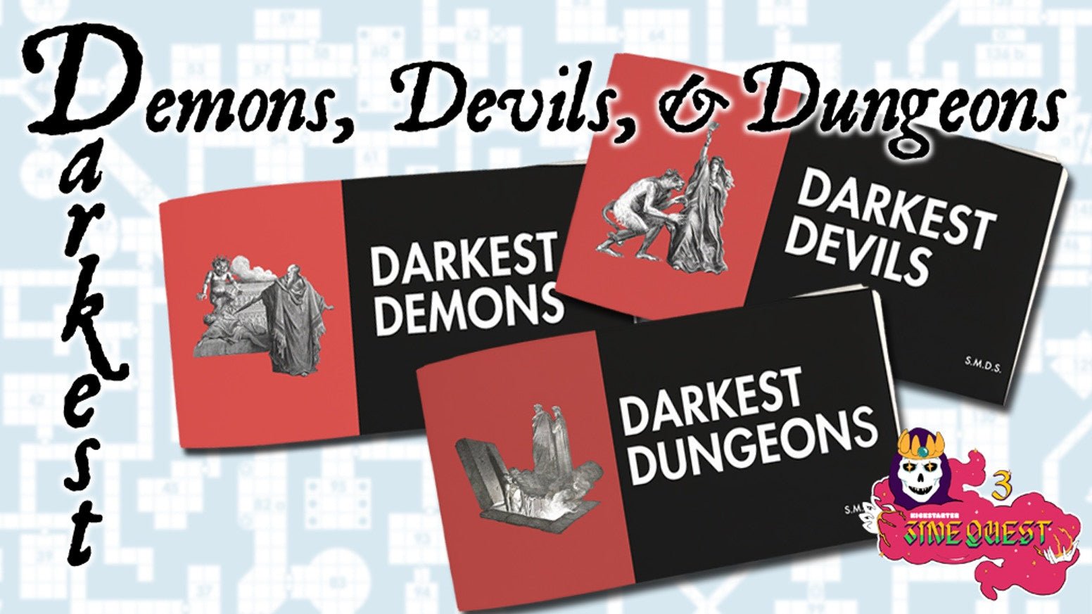 Darkest Demons, Devils, and Dungeons Zine Bundle + PDF - Exalted Funeral