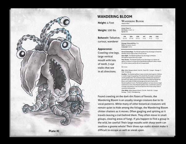 Deadly Garden: Plant Monsters for 5E + PDF - Exalted Funeral