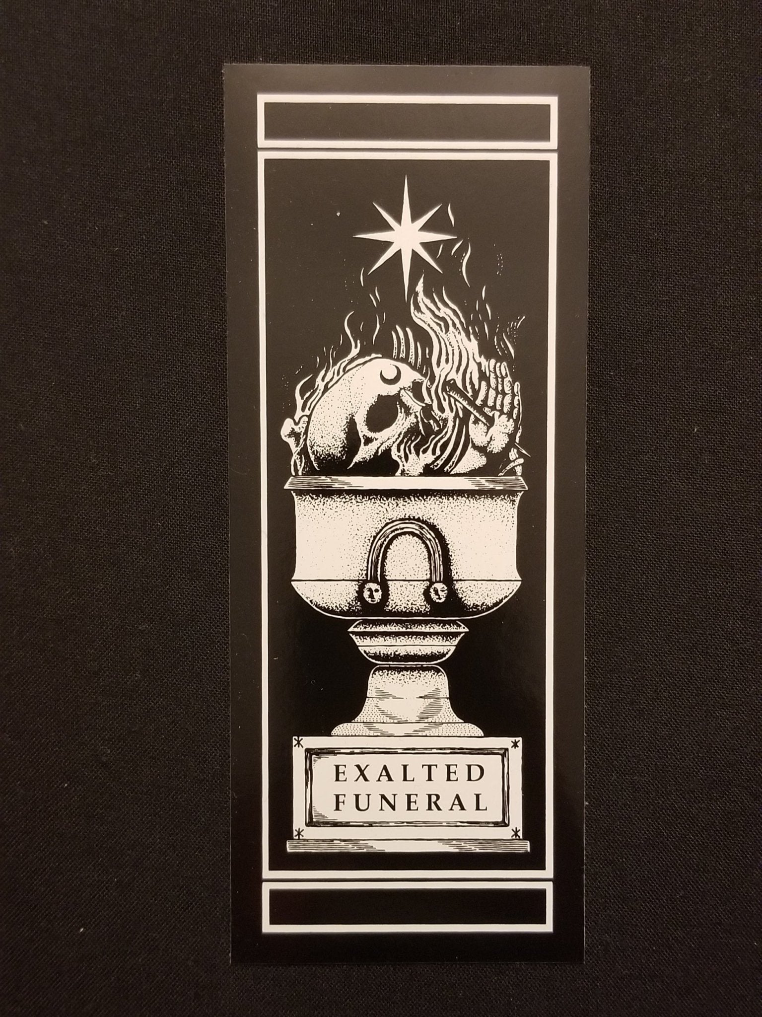 Exalted Funeral Stickers