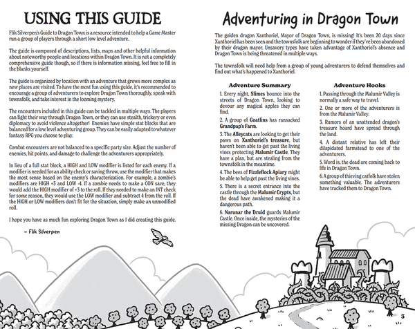 Flik Silverpen's Guide to Dragon Town + PDF