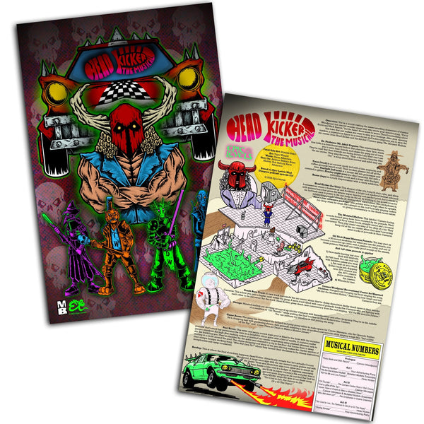 Headkicker the Musical - Mad Dungeon Poster series #6 - Exalted Funeral