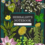 REANIMATED DAMAGE! Herbalist's Notebook - Color Cover Spiral Bound Notebook - WARNING