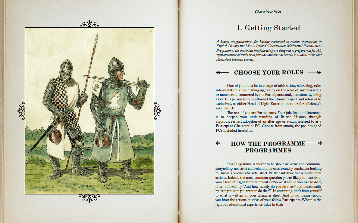 Monty Python's Cocurricular Mediaeval Reenactment Programme - FREE QUICKSTART - Exalted Funeral