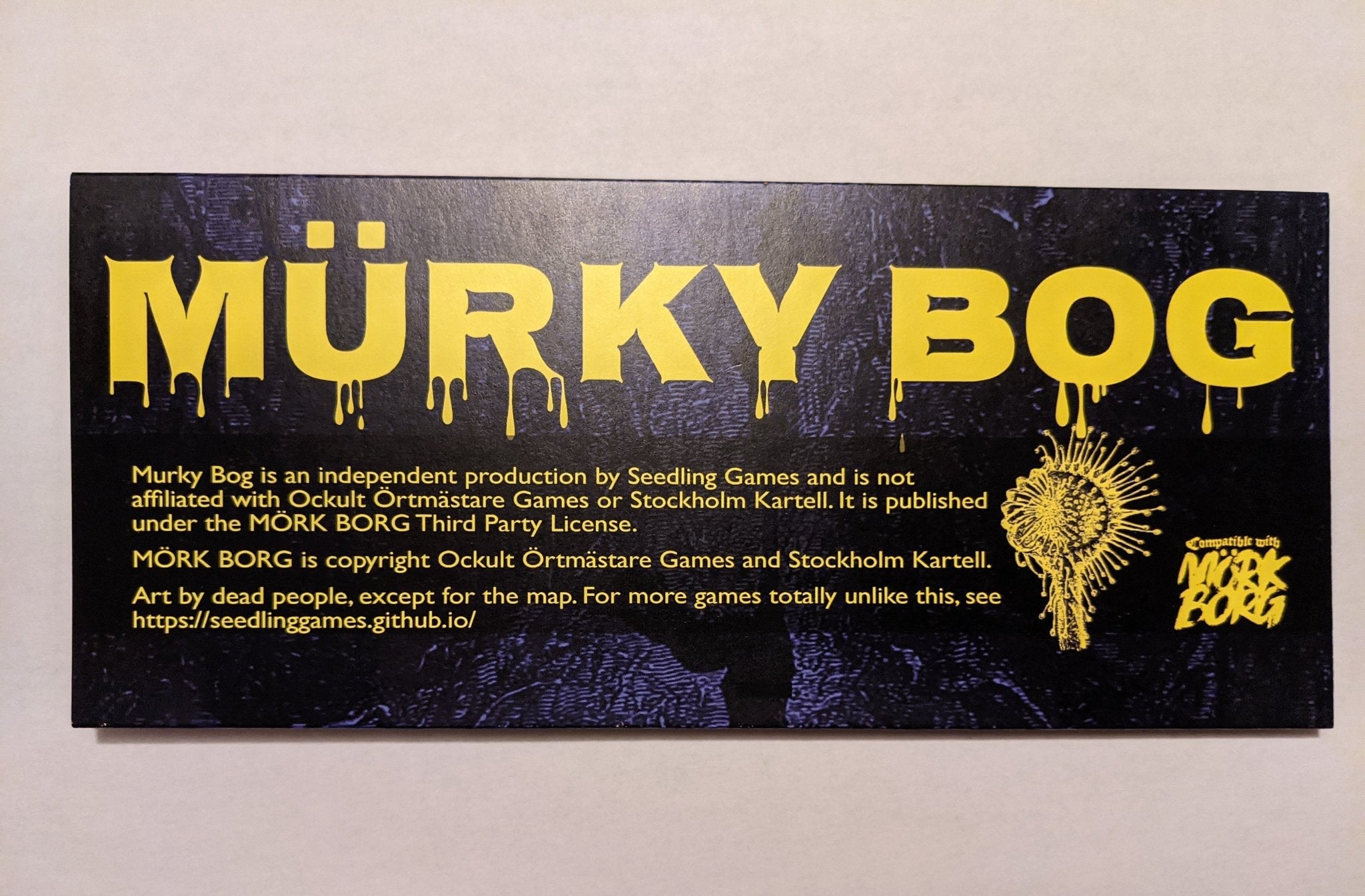Mürky Bog + PDF - Exalted Funeral