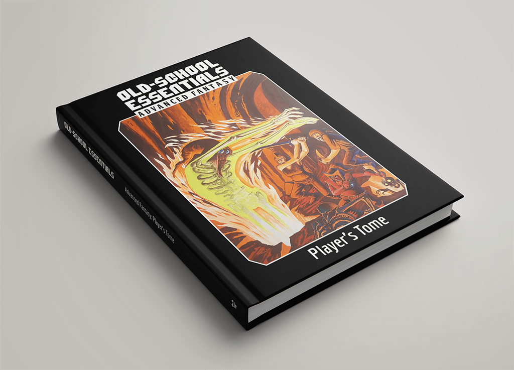 REANIMATED DAMAGE! Old-School Essentials Advanced Fantasy Player's Tome - WARNING! - Exalted Funeral