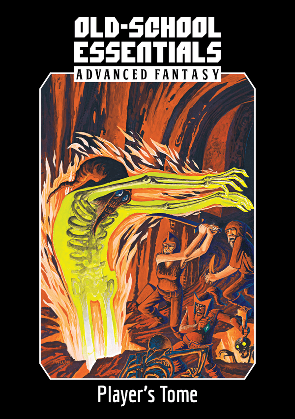 REANIMATED DAMAGE! Old-School Essentials Advanced Fantasy Player's Tome - WARNING! - Exalted Funeral