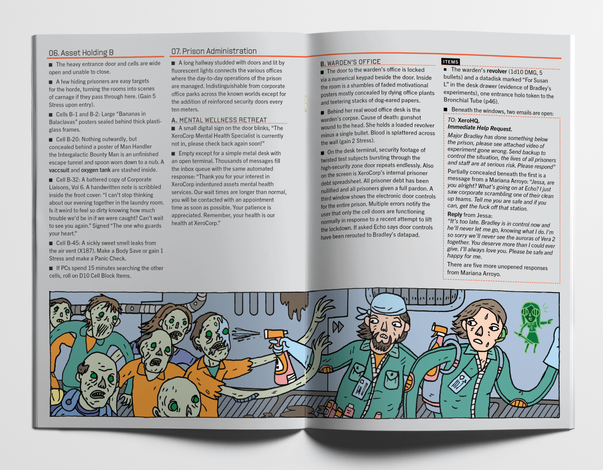 The Cleaning of Prison Station Echo + PDF - Exalted Funeral