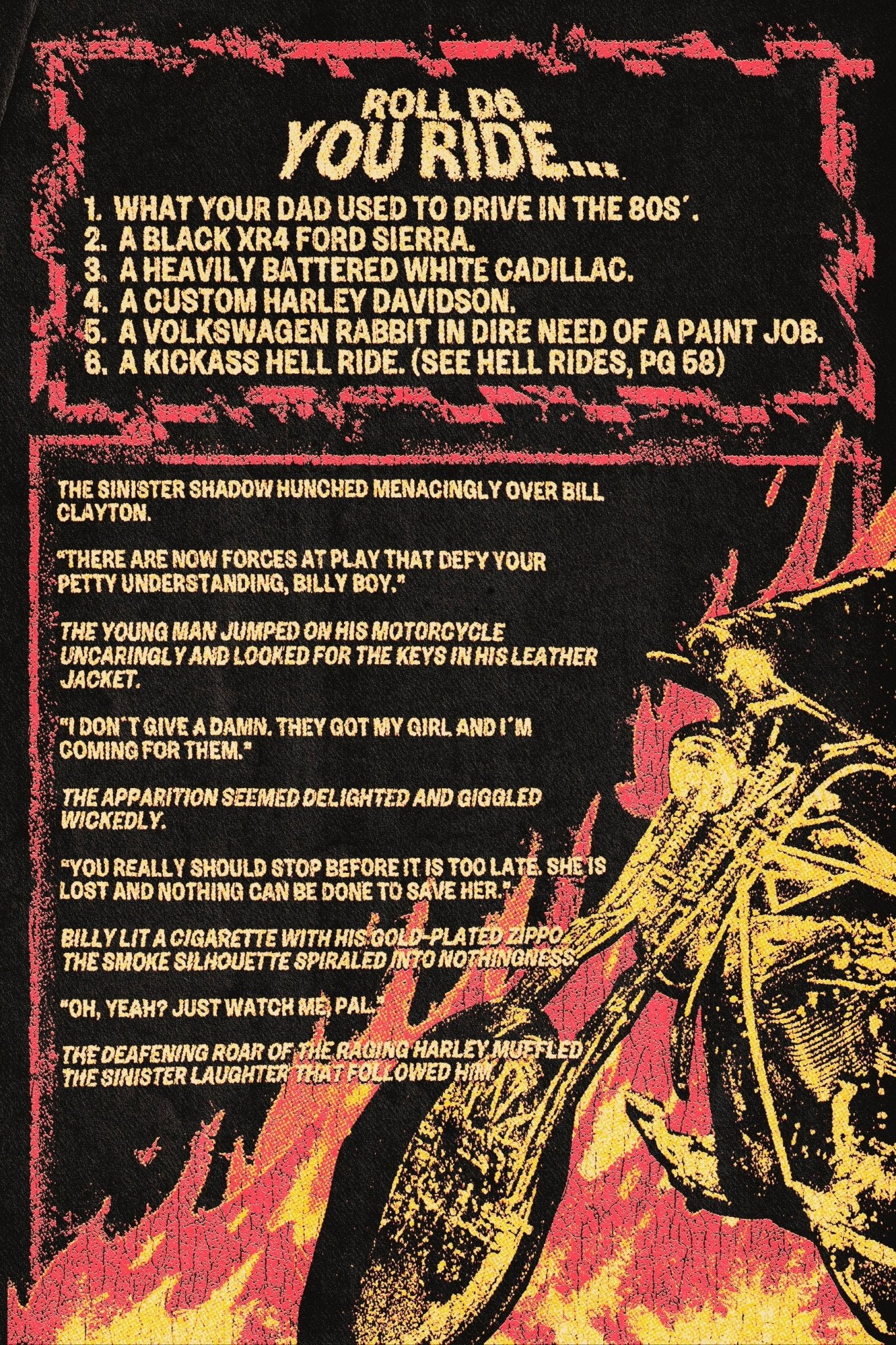 The Damned - Character Class for Hell Night - Exalted Funeral