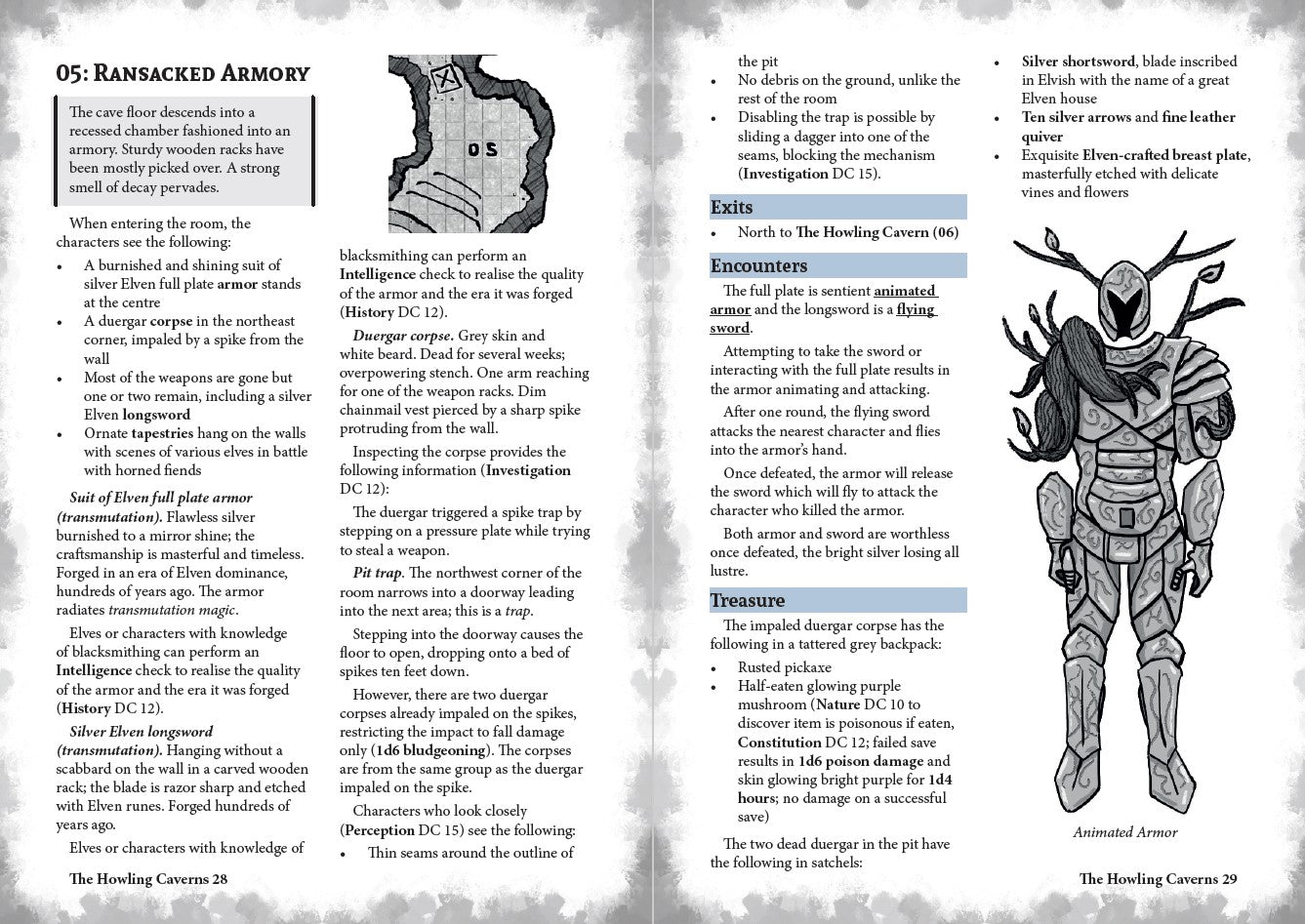 The Howling Caverns + PDF - Exalted Funeral