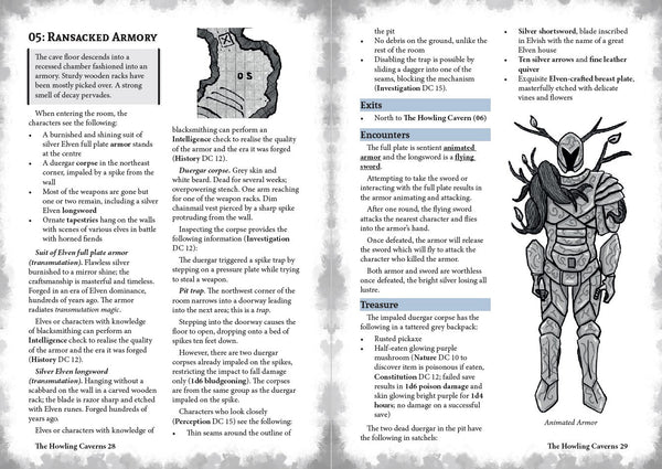 The Howling Caverns + PDF - Exalted Funeral