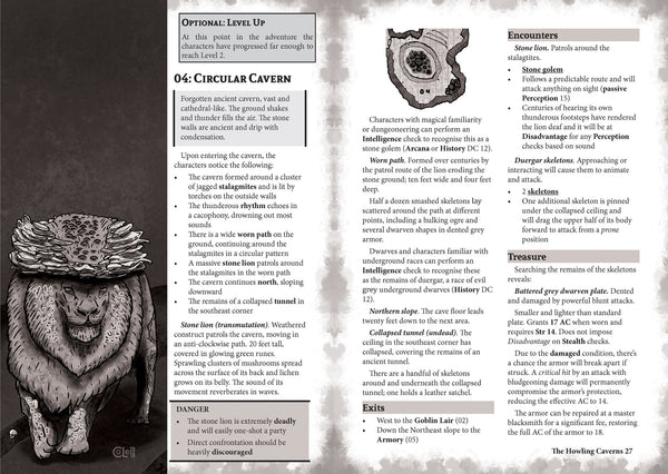 The Howling Caverns + PDF - Exalted Funeral
