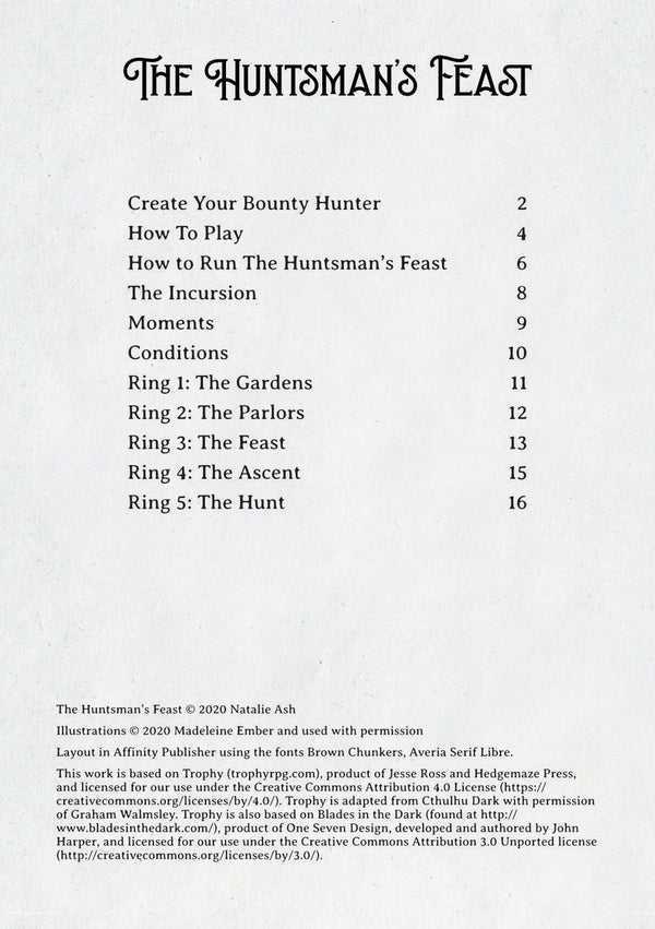 The Huntsman's Feast + PDF - Exalted Funeral