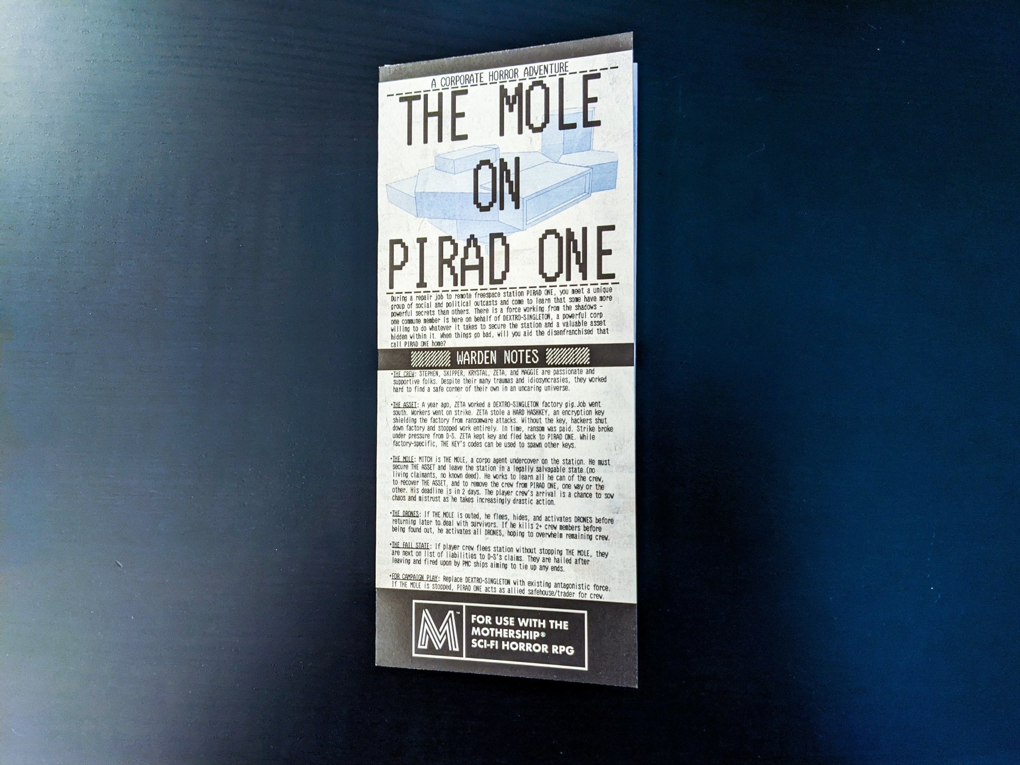 THE MOLE ON PIRAD ONE + PDF - Exalted Funeral