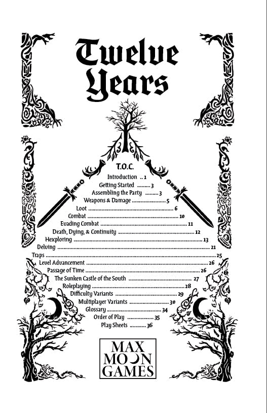 Twelve Years + PDF - Exalted Funeral