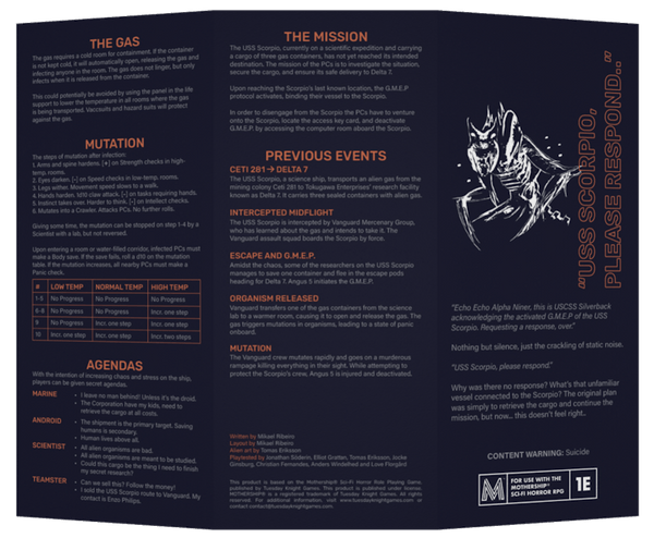 USS Scorpio, Please Respond + PDF - Exalted Funeral