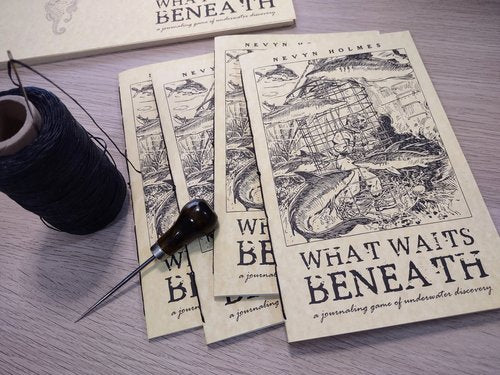 What Waits Beneath: A Journaling Game of Underwater Discovery + PDF - Exalted Funeral